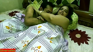 Indian hot xxx Innocent Bhabhi 2nd time dealings with husband friend&excl;&excl; Please don't cum inside&excl;
