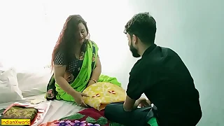 Indian hot beautiful Bhabhi one overcast stay sex! Amazing XXX Hindi coition