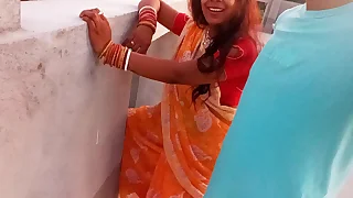 Devar Bhabhi XXX intercourse videos | Devar unremitting to flirt with Bhabhi mistakenly chacha were at home | busy HD hindi intercourse mistiness with hindi audio
